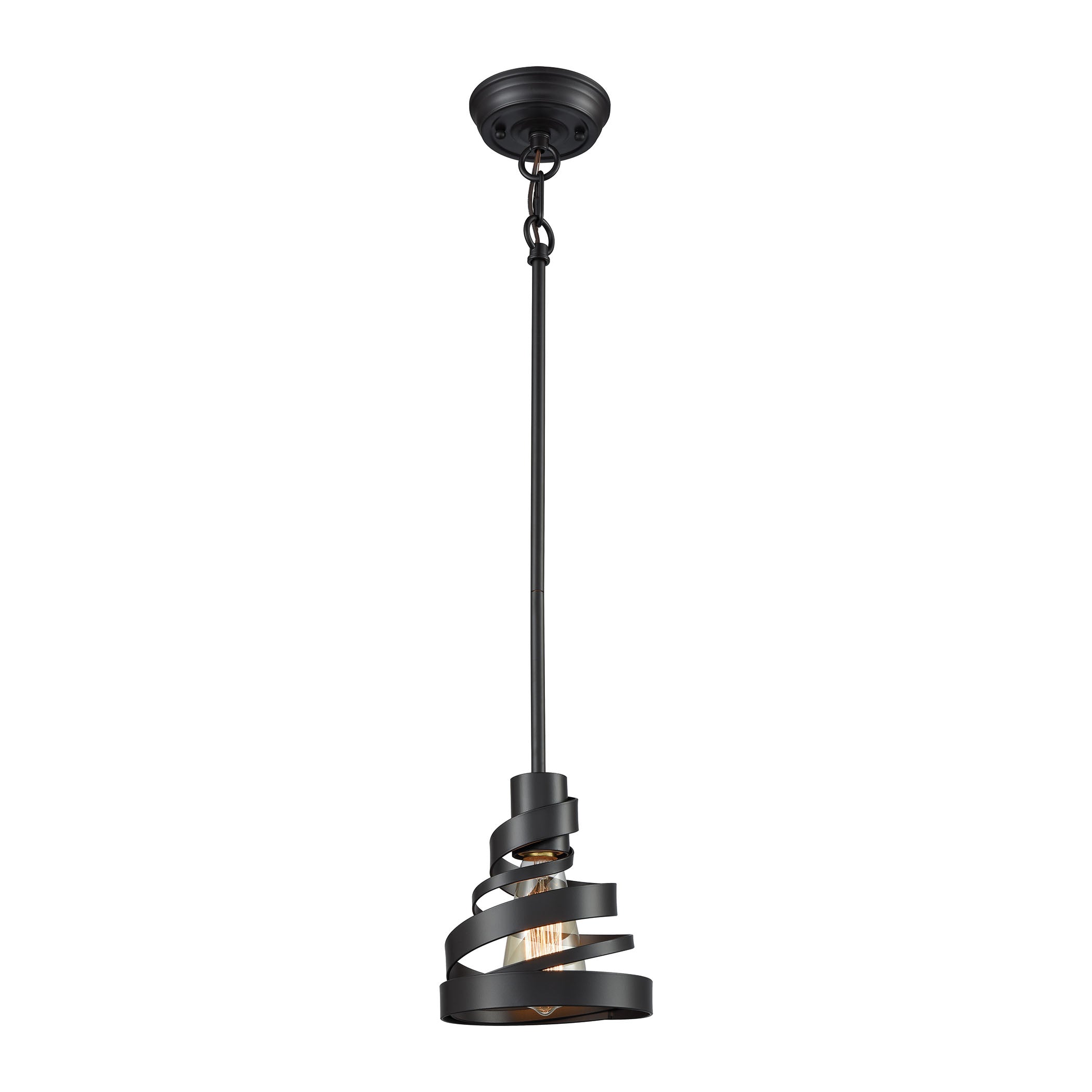 Elk Lighting Zabrina 7-Inch Modern Mini Pendant Lighting Fixture - Ideal Stylish Indoor Lighting Solution for Contemporary and Retro Spaces
