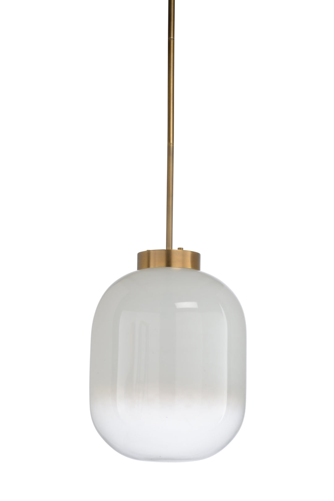 Vintage-Style Milk Glass Globe Pendant Light with Antique Brass Finish for Classic Home Decor